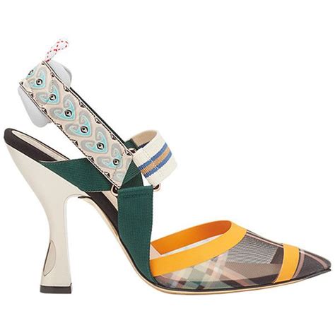 fendi heels polyvore|fendi slingback pumps.